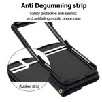 Crossbody PU Leather Phone Case with RFID Blocking & Card Slots for Samsung Galaxy Z Flip 7