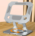 Adjustable Foldable Tablet Stand with 360° Rotation