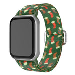 Christmas-Themed Elastic Band for Apple Watch