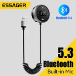 Essager Car Bluetooth 5.3 FM Transmitter with Built-in Mic