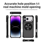 Protective Shockproof Armor Case with 360° Stand for iPhone 17 Series