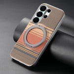 Shockproof Magnetic Gradient Case with 360° Rotating Stand for Samsung Galaxy S26 Series