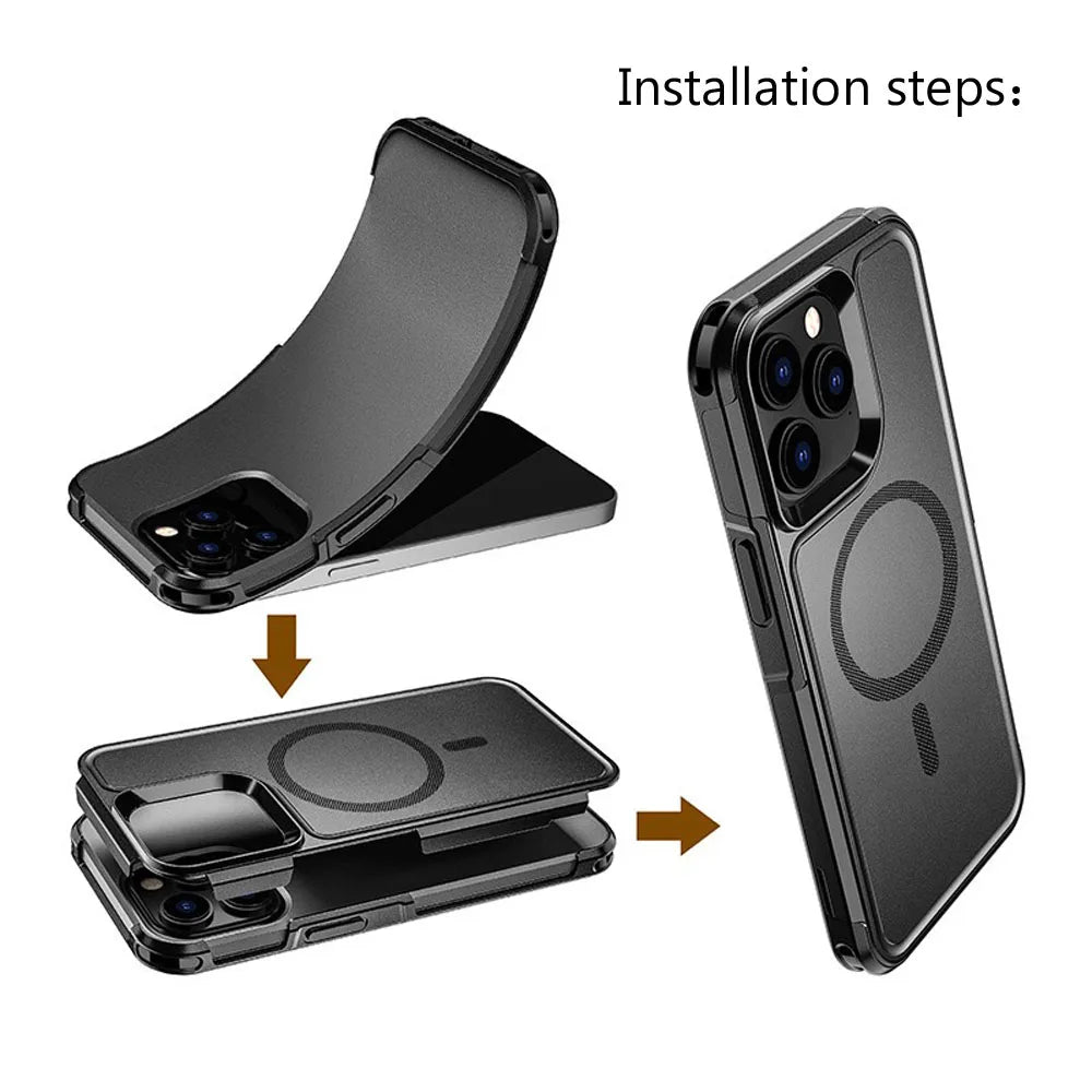 Heavy Duty Military MagSafe Case for iPhone 15 Series