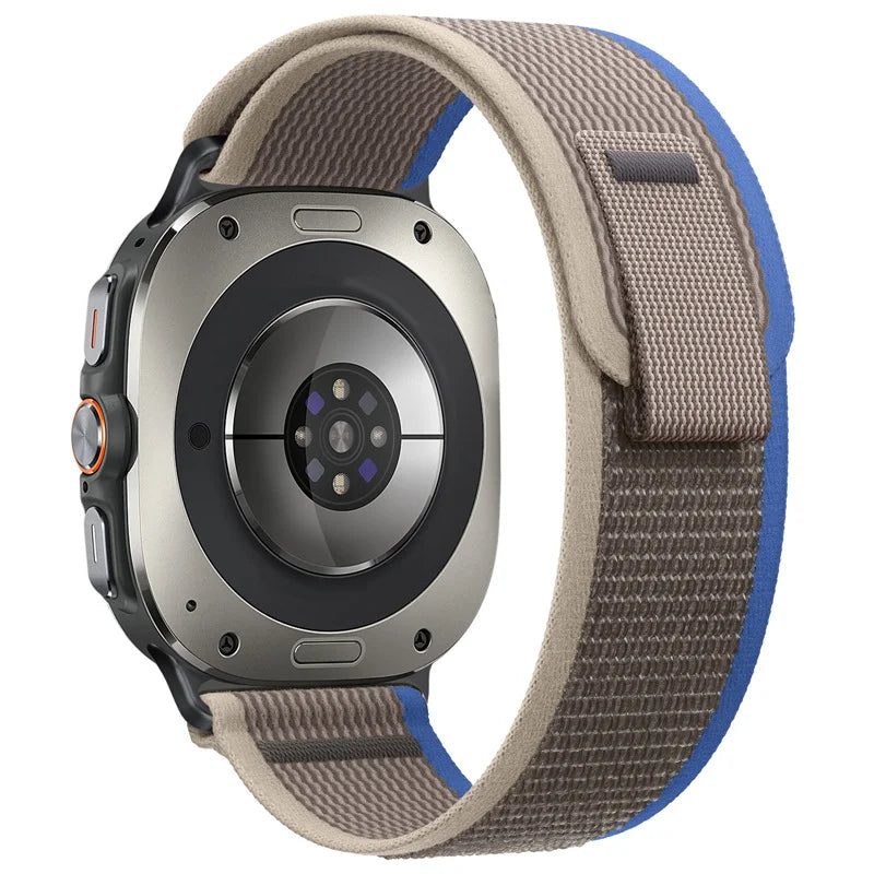 Ribbed Nylon No-Gap Watch Strap for Samsung Galaxy Watch Ultra 2