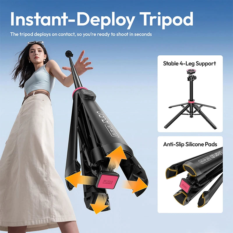 Ulanzi MT-44 M Magnetic Selfie Stick Tripod