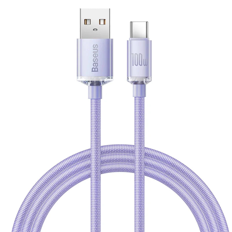 Baseus 100W USB-C Fast Charging & Data Cord Cable