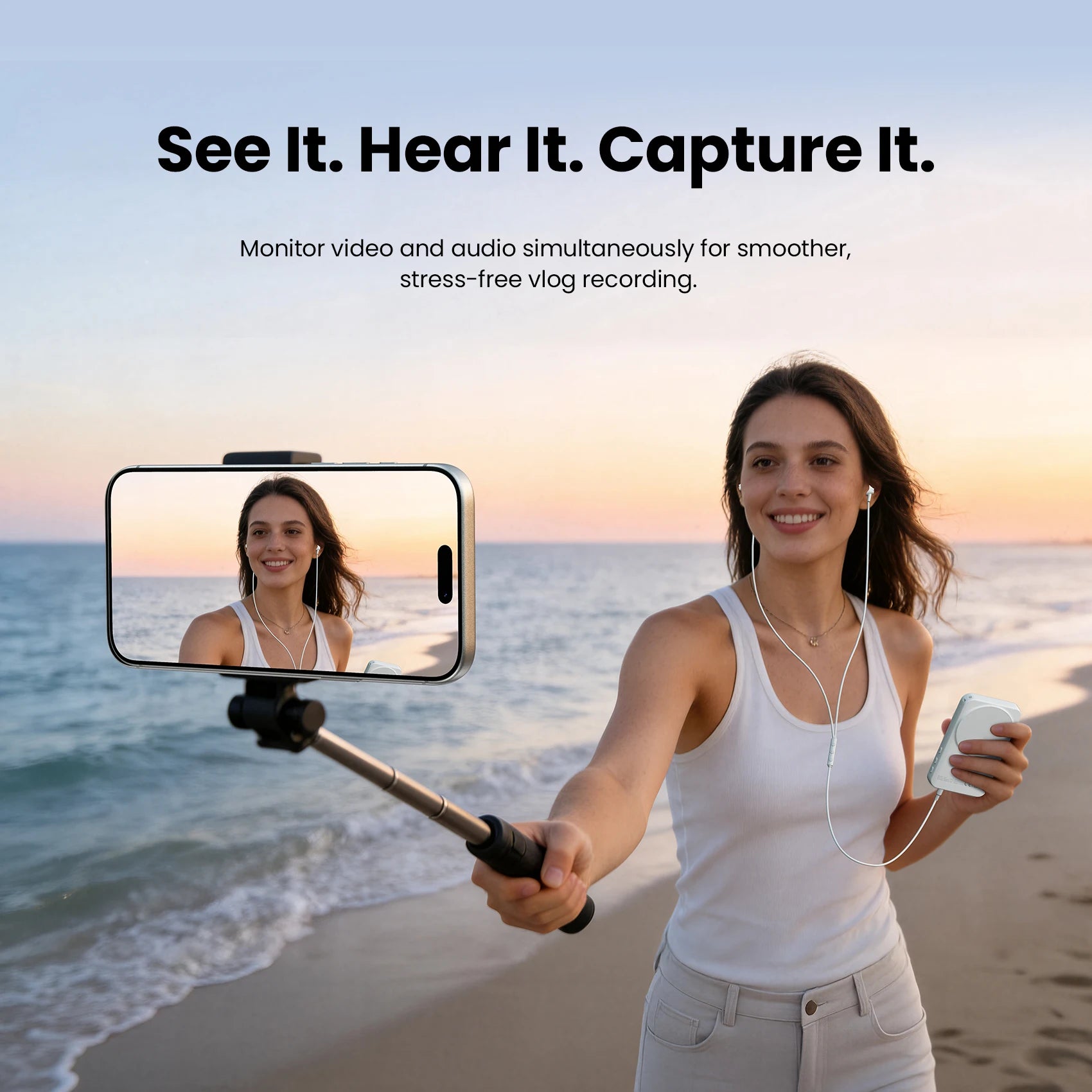 Vention Magnetic Rear Camera Selfie Screen Monitor