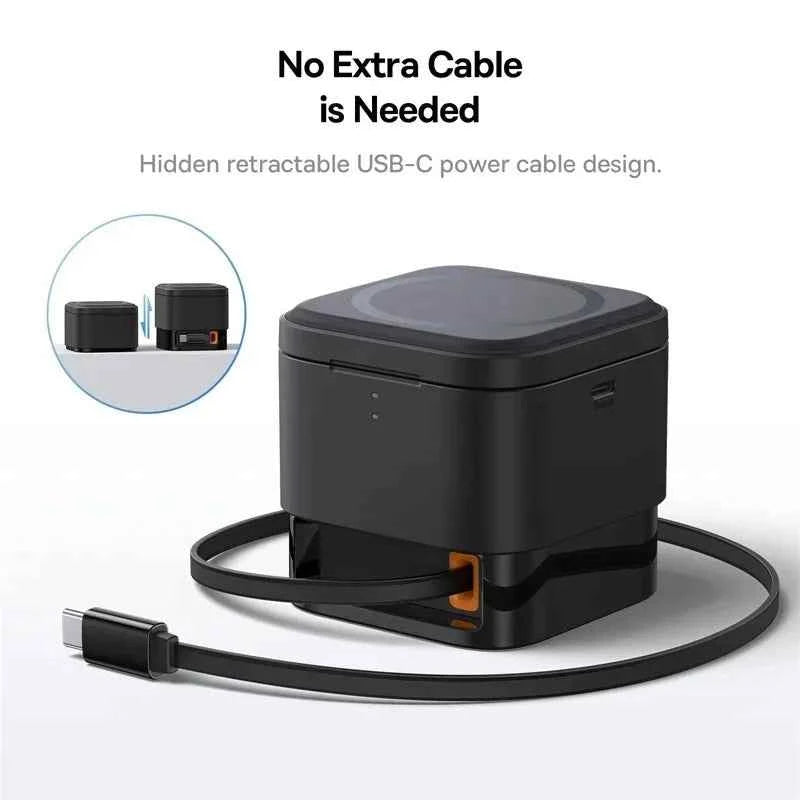 Baseus 2-in-1 MagSafe Wireless Charger Stand for Fast and Efficient Charging