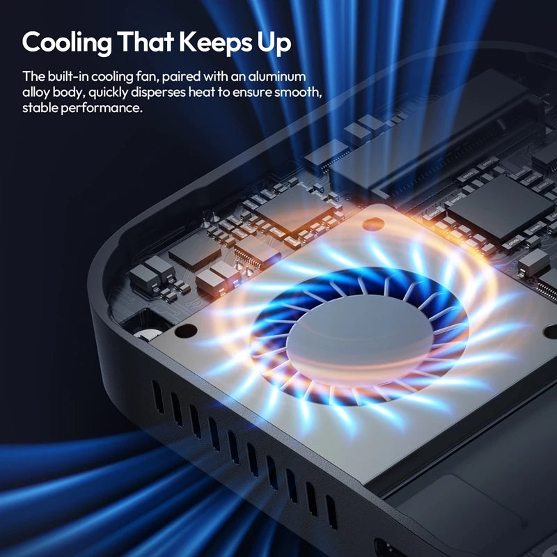 Ulanzi MA35 Magnetic SSD Enclosure with Cooling Fan