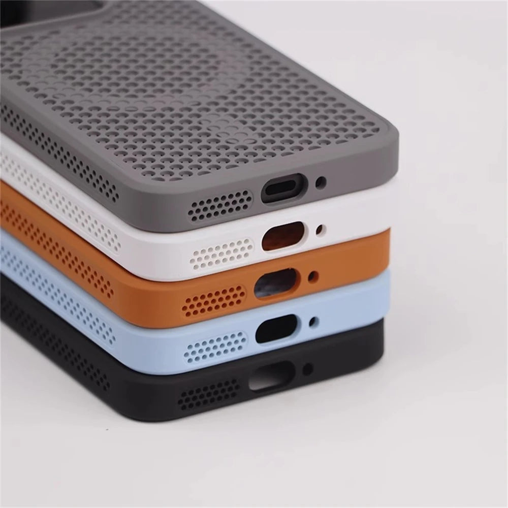 Honeycomb Cooling Magnetic Phone Case for Xiaomi 15 Series