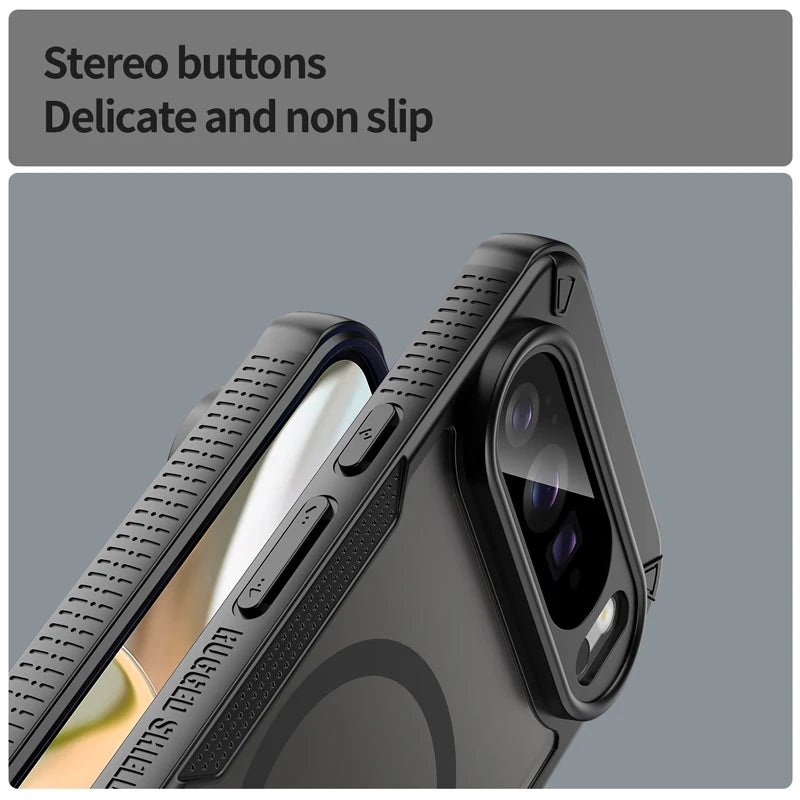 Googel Pixel 10 Series Magnetic Frosted Case with Camera Protection