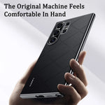 Plaid Grid Leather PU Case with Plating Lens for Samsung Galaxy S24 Series