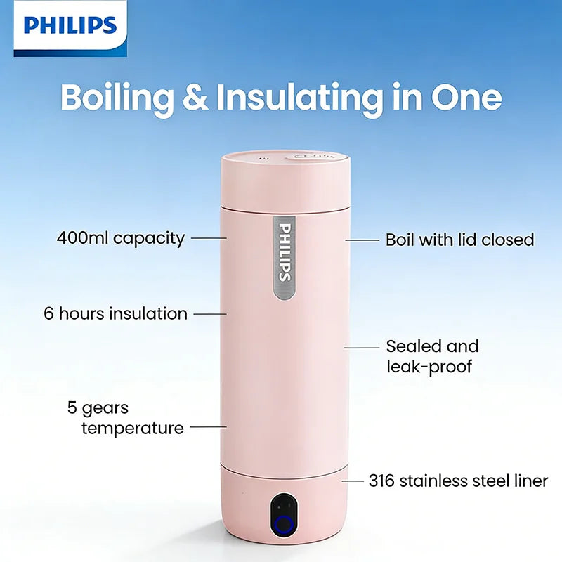 Philips GoZero Smart Electric Kettle with Digital Display Constant Temperature