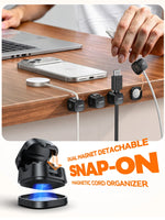 6-Piece Detachable Magnetic Cable Clips