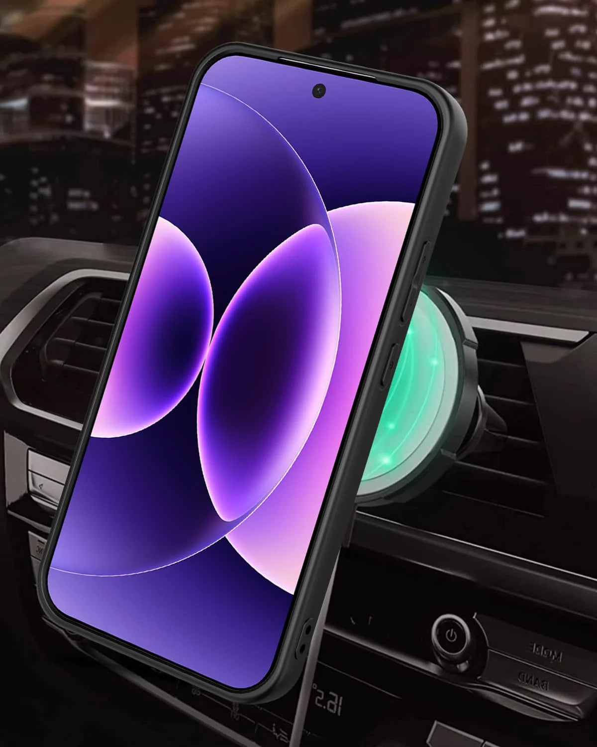 Xiaomi 17 Series Magnetic Armor Case with 360° Rotating Stand Bracket