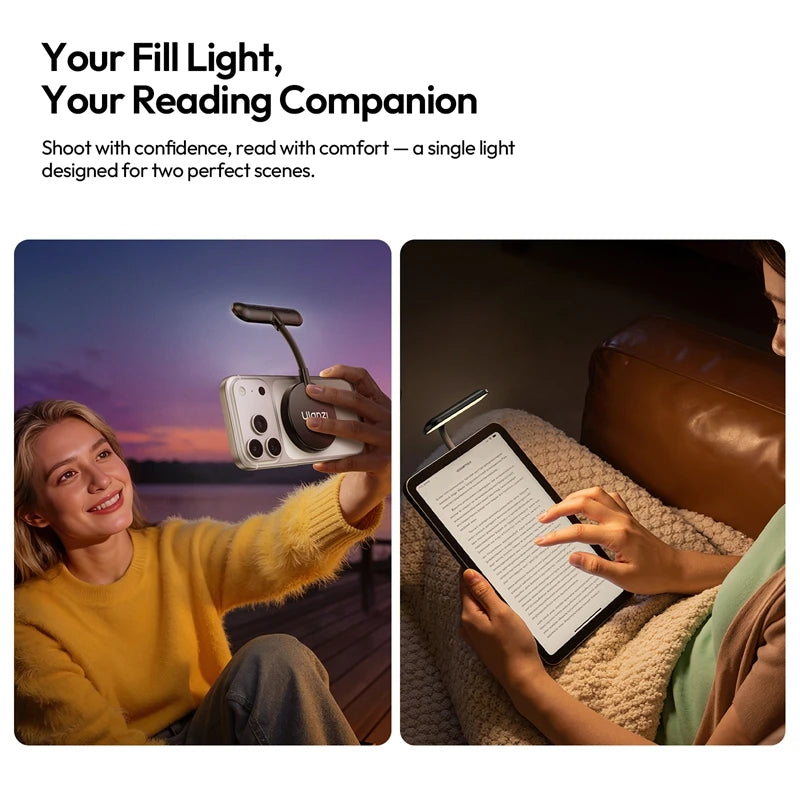 Ulanzi M10 MagSafe-Compatible Flexible Video Light
