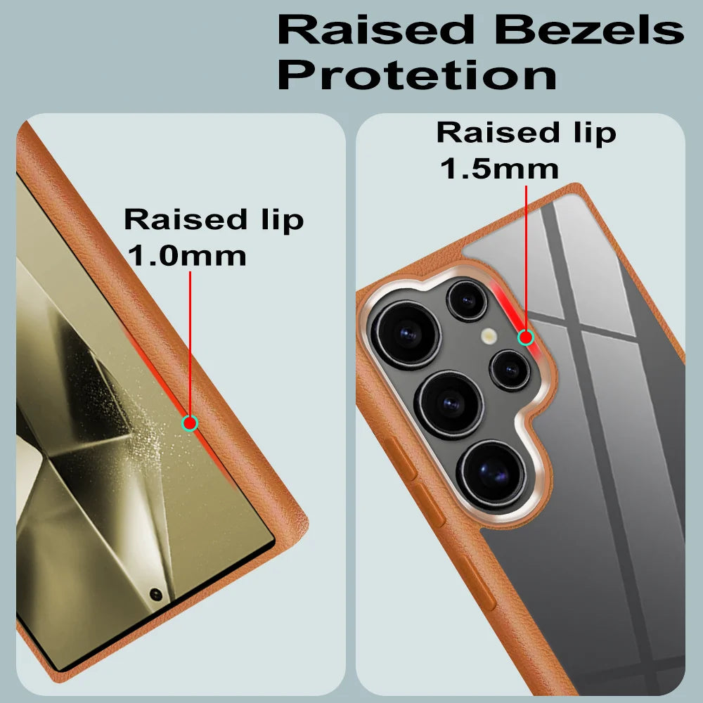 Hybrid Clear Armor Shockproof Case for Samsung Galaxy S24 Series