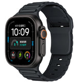 Silicone Quick-Release Band with Segmented Link Design for Apple Watch