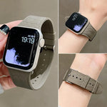 Soft Lychee Pattern Silicone Strap for Apple Watch