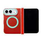 Slim Shockproof MagSafe Case with Color-Blocking Design for iPhone Duo