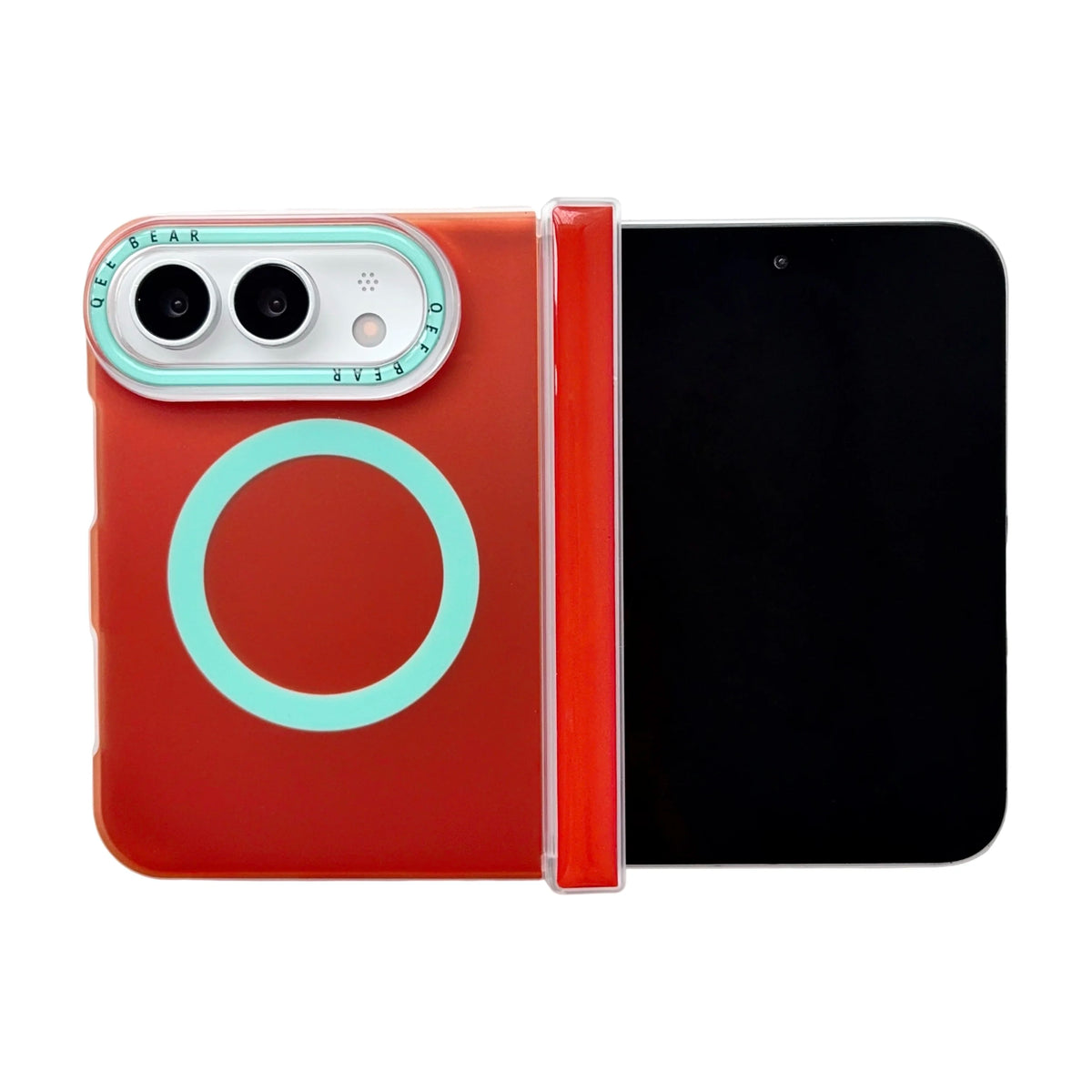Slim Shockproof MagSafe Case with Color-Blocking Design for iPhone Duo