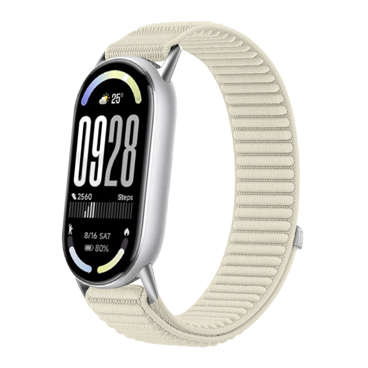 Nylon Breathable Wristband Strap with Hook-and-Loop Closure for Xiaomi Smart Band 11