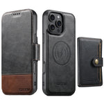3-in-1 MagSafe Leather Wallet Case with Card Holder for iPhone 15 Series