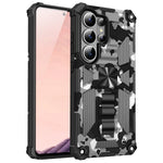 Camouflage Military Armor Case with Kickstand for Samsung Galaxy S26 Series
