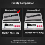 Sleek Titanium Watchband for Apple Watch