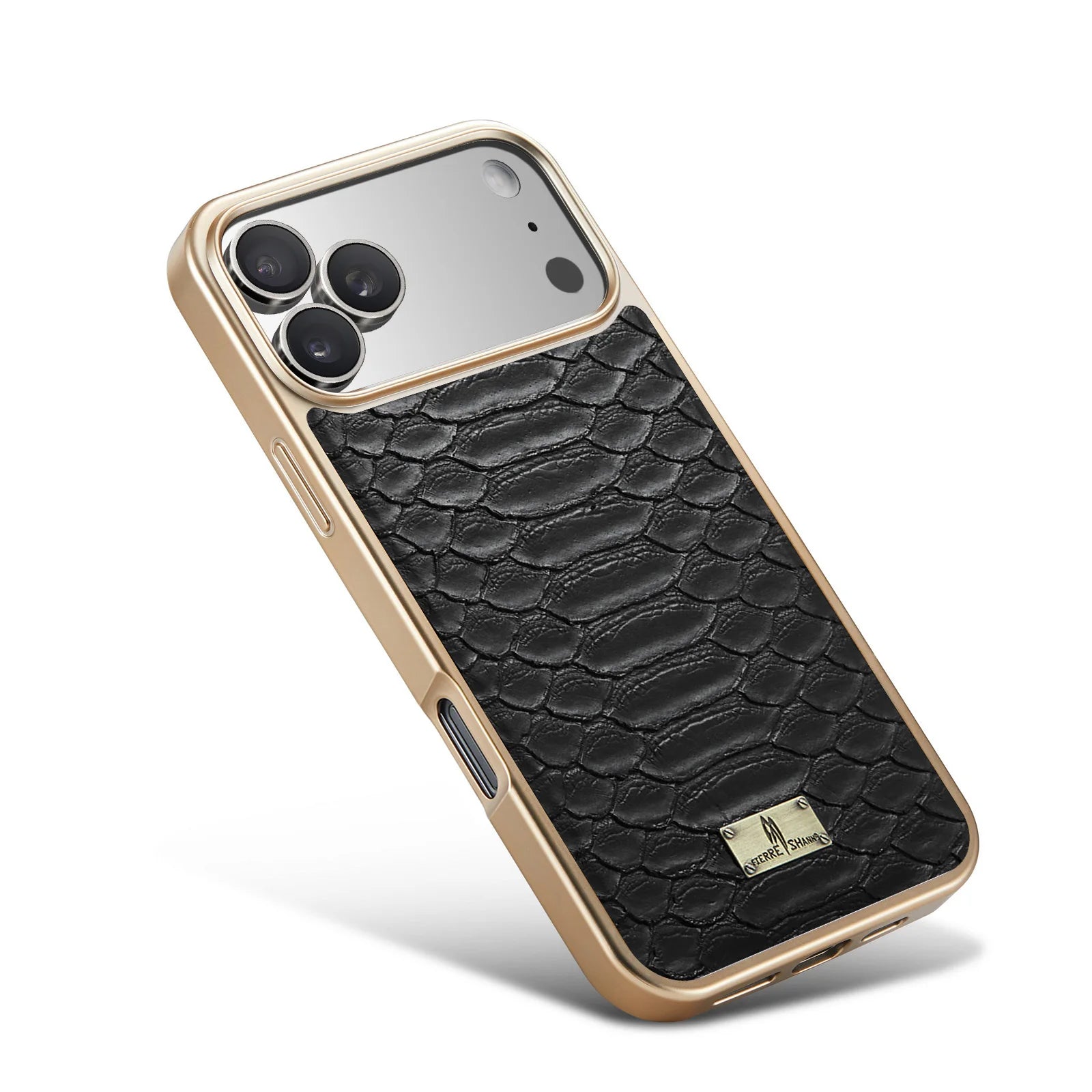Premium Plating Leather Protective Case for iPhone 17 Series