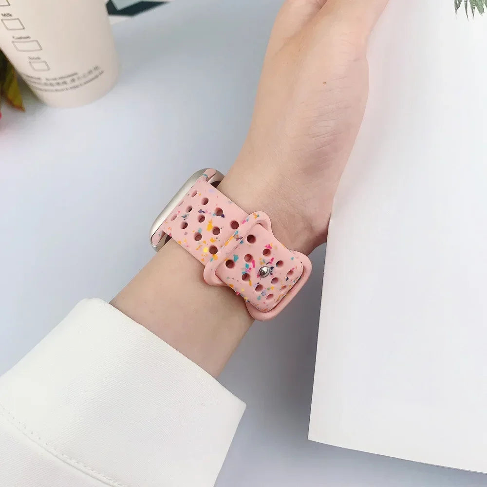 Flexible Silicone Sports Strap for Apple Watch