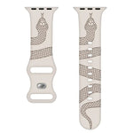 Premium Engraved Silicone Strap for Apple Watch