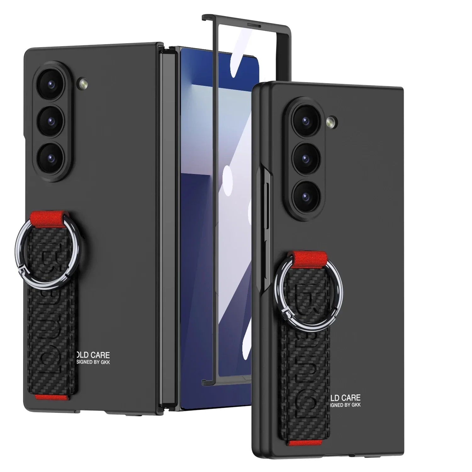 Samsung Galaxy Z Fold7 Protective Case with Elastic Wrist Strap