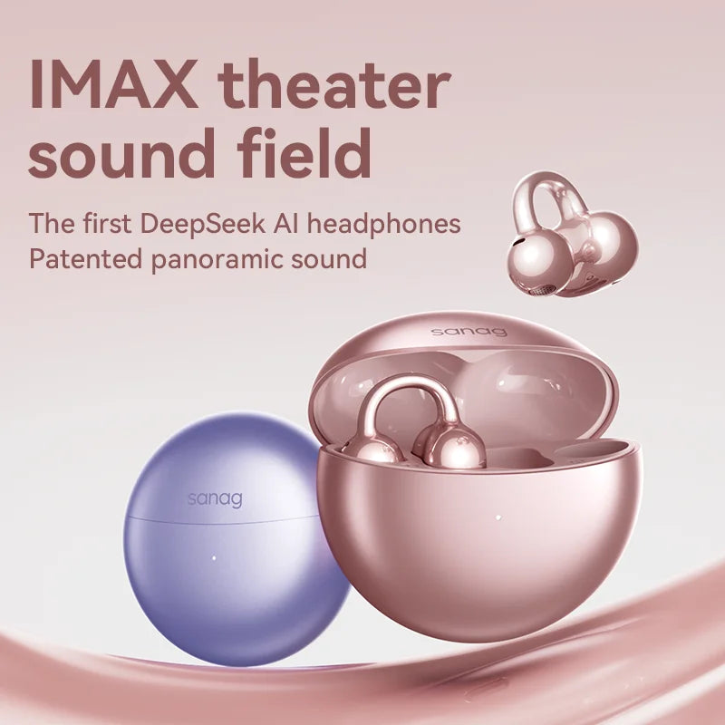 Sanag S6S Pro Open-Ear Clip Bluetooth Earphones