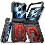 Heavy-Duty Magnetic Case with Kickstand for Samsung Galaxy Z Flip 8