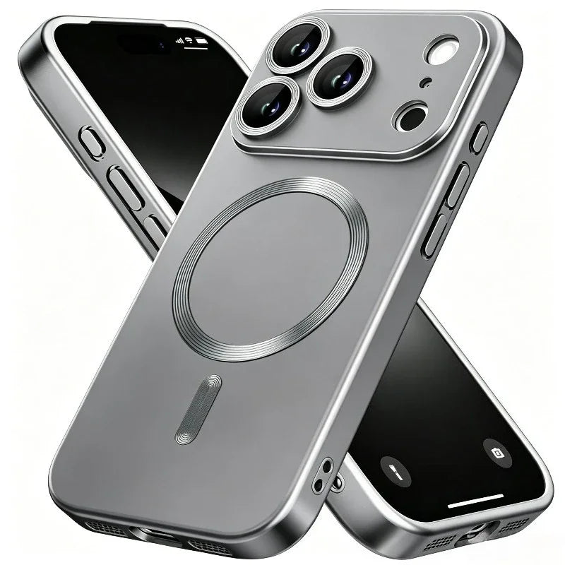 Raised Edge MagSafe Case with Camera Lens Protectors for iPhone 18 Series