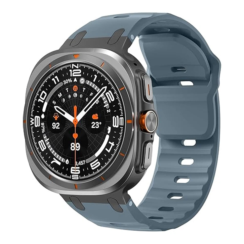 Stainless Steel + Silicone Band for Samsung Galaxy Watch Ultra and Samsung Galaxy Watch Ultra (2025)