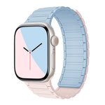 Silicone Replacement Strap with Magnetic Closure for Apple Watch