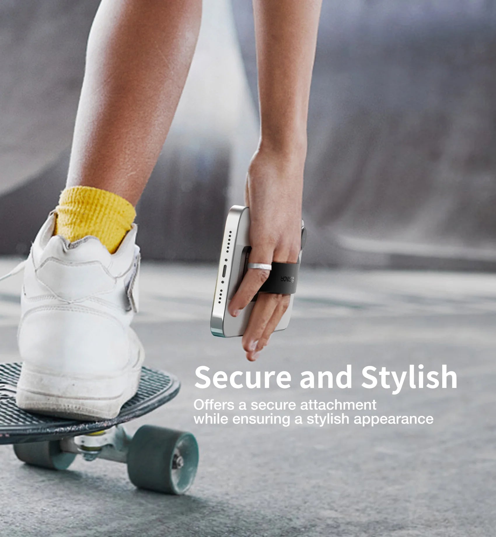 2-in-1 Phone Strap Grip with Kickstand