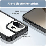 Transparent Shockproof Hard PC Case with Soft TPU Border for OnePlus 15T