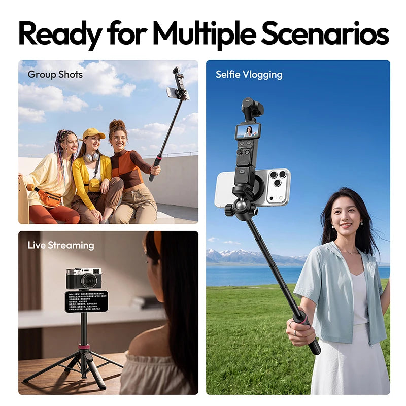 Ulanzi MT-44 M Magnetic Selfie Stick Tripod