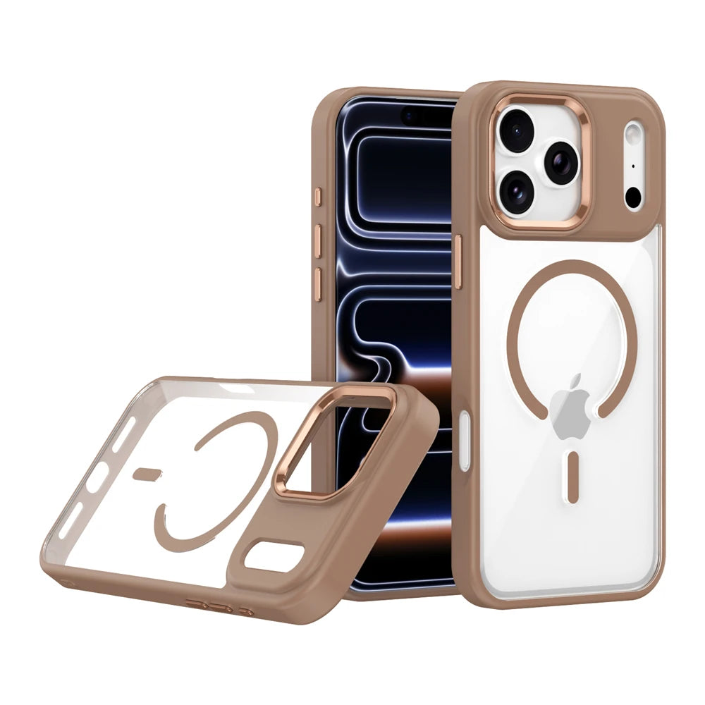 MagSafe Compatible Clear Acrylic Case for iPhone 17 Series