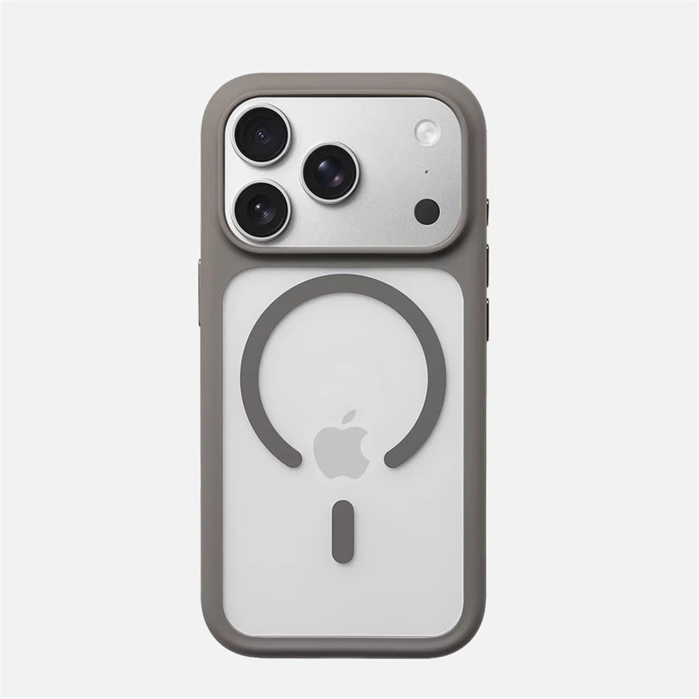 Luxury Transparent Hard Shell MagSafe Case for iPhone 17 Series