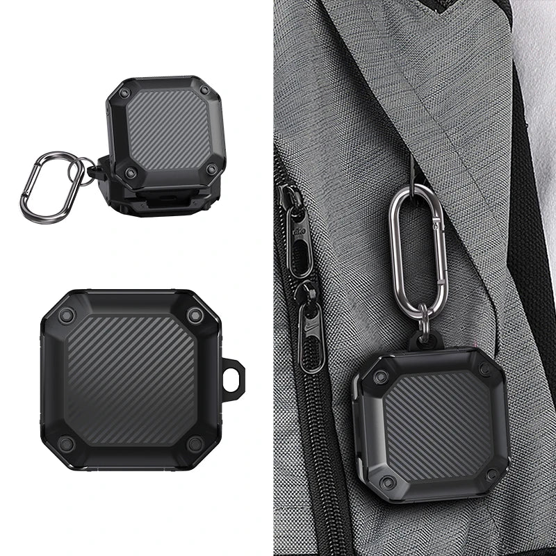 Shockproof TPU Case with Finger Ring for Samsung Galaxy Buds2 Pro