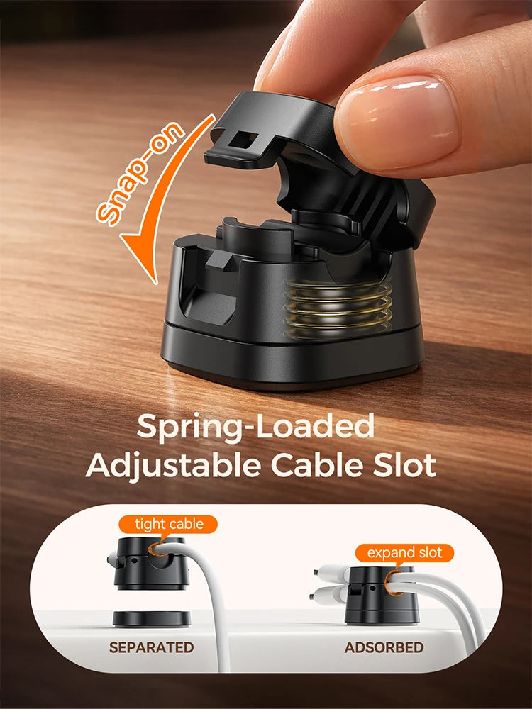 6-Piece Detachable Magnetic Cable Clips