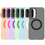 Luxury Frosted Silicone Magnetic Case for Samsung Galaxy A26