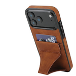 Premium Leather Wallet Case with Stand Function for iPhone 17 Series