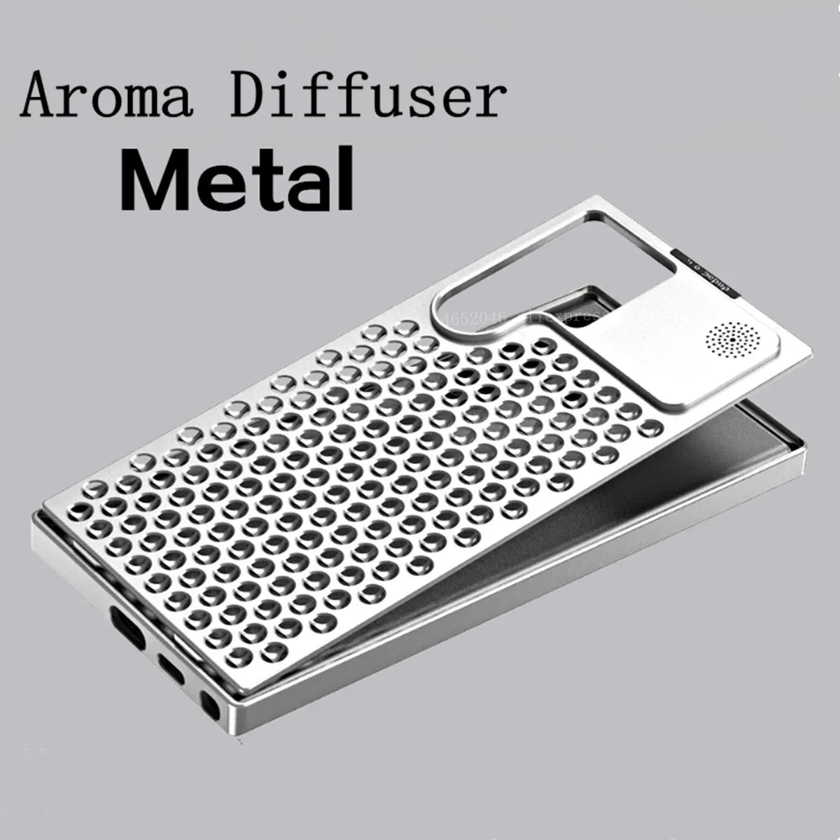 Shockproof Aluminum Metal Bumper Shell with Perfume Cooling Design for Samsung Galaxy S25 Ultra
