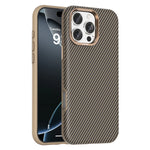 Business MagSafe Carbon Fiber Leather Case for iPhone 16 Series