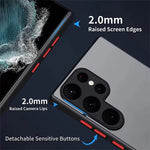 Shockproof Armor Matte Case for Samsung Galaxy S26 Series